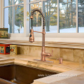 Luxury Brass Brushed Rose Gold Kitchen Faucets